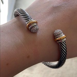 Flexible Cable Bangle Bracelet - not David Yurman